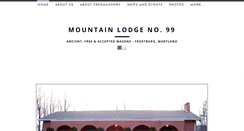 Desktop Screenshot of mountainlodge99.org